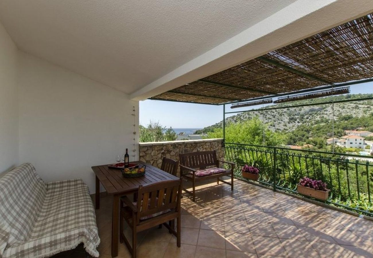 Studio à Ražanj - Appartement Studio dans Ražanj avec vue mer, terrasse, Climatisation, WIFI (4597-3)