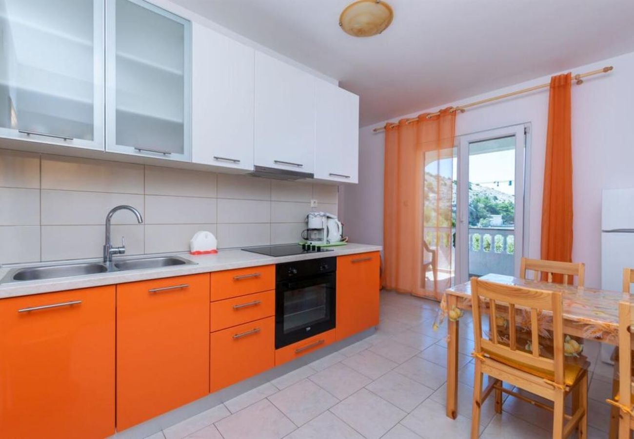 Appartement à Lopar - Appartement à Lopar avec vue sur la mer, balcon, climatisation, Wi-Fi (4419-4)