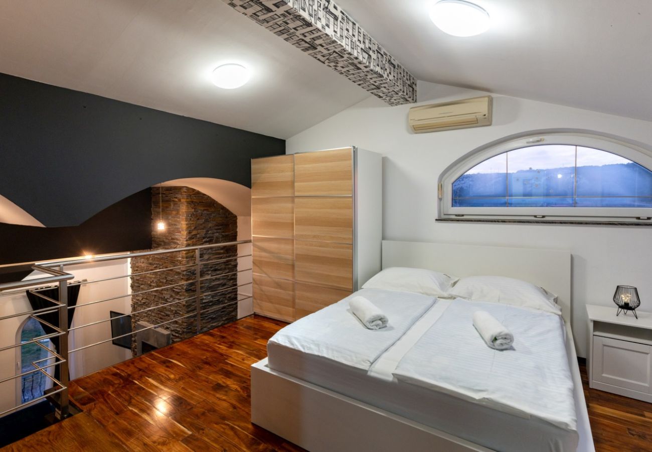 Appartement à Lopar - Appartement de vacances à Lopar avec terrasse, climatisation, Wi-Fi et vue sur la mer (4738-7)