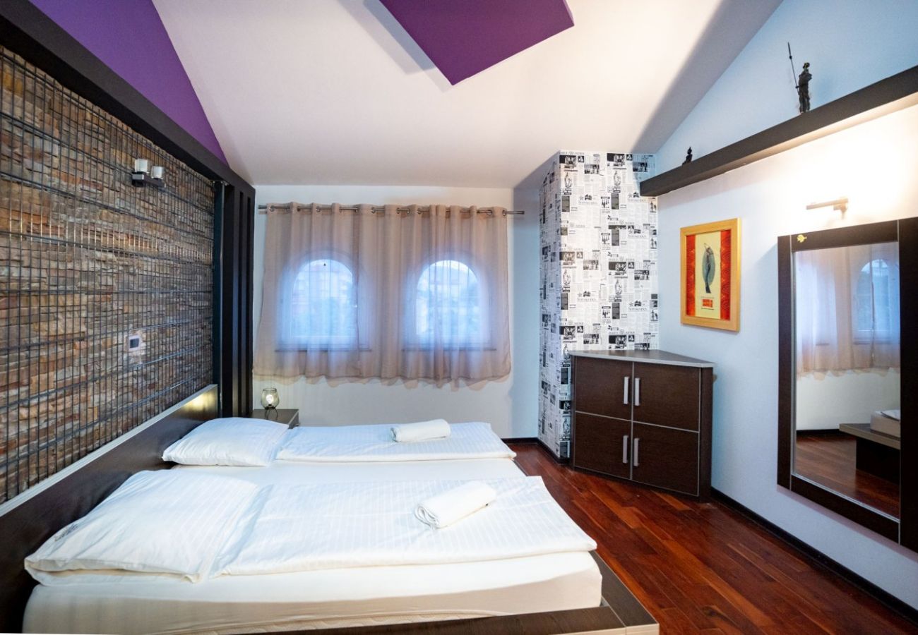 Appartement à Lopar - Appartement de vacances à Lopar avec terrasse, climatisation, Wi-Fi et vue sur la mer (4738-7)