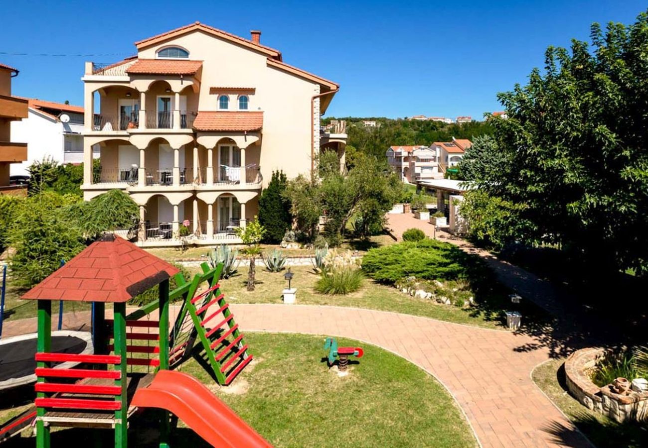 Appartement à Lopar - Appartement de vacances à Lopar avec terrasse, climatisation, Wi-Fi et vue sur la mer (4738-7)