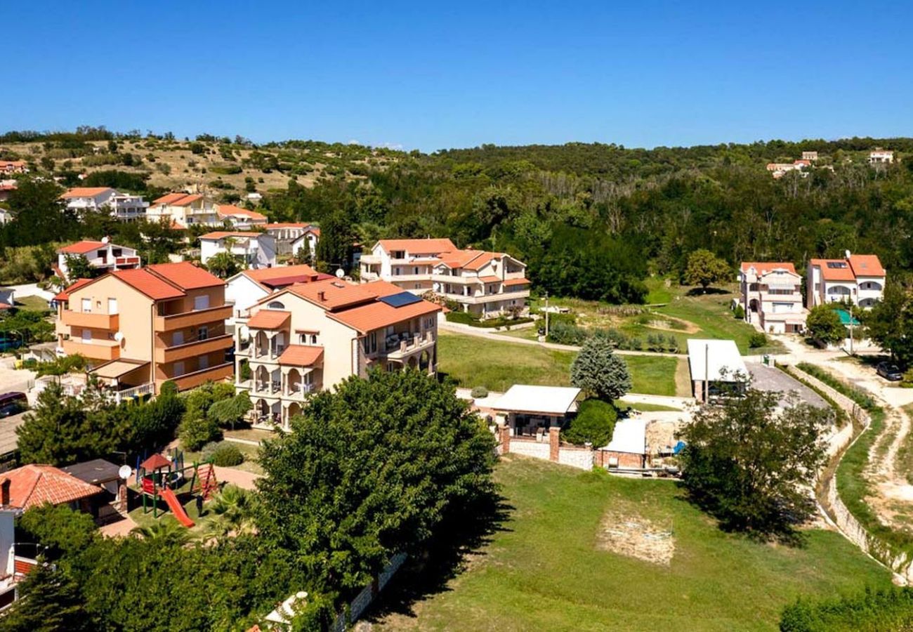 Appartement à Lopar - Appartement de vacances à Lopar avec terrasse, climatisation, Wi-Fi et vue sur la mer (4738-7)