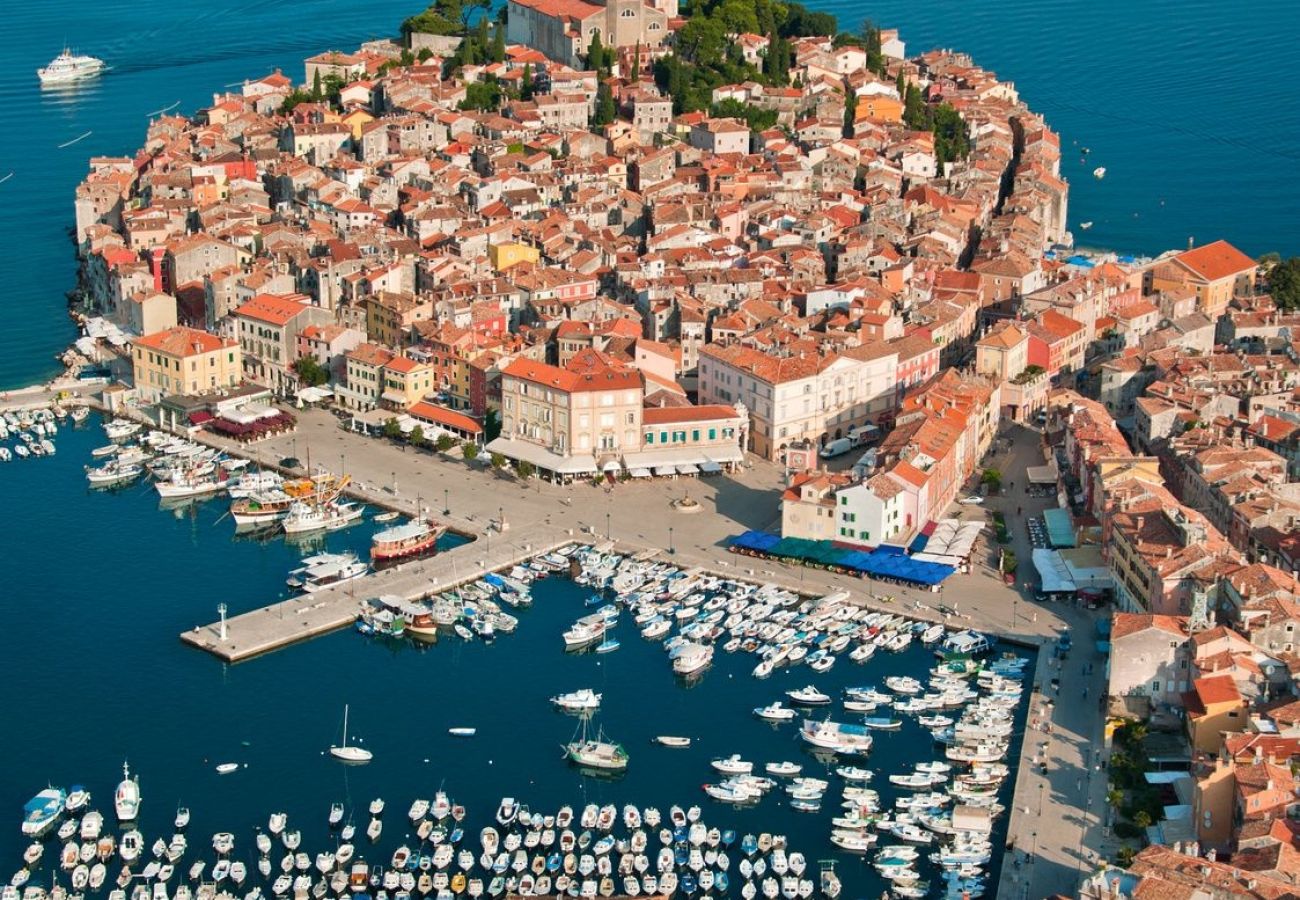 Affitto per camere a Rovinj - Camera in Rovigno (Rovinj) con terrazzo, Climatizzazione, WIFI (81-5)