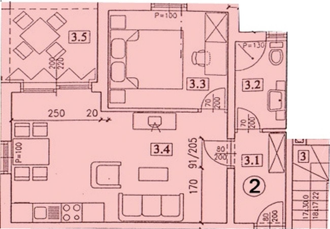 Appartamento a Bašanija - Appartamento in Bassania (Basanija) con terrazzo, Climatizzazione, WIFI, Lavatrice (113-2)