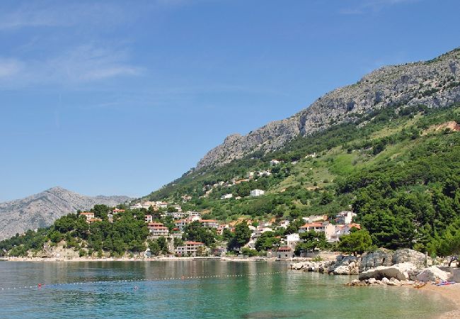 Appartamento a Brela - Appartamento in Brella (Brela) con vista mare, terrazzo, Climatizzazione, WIFI (75-7) Appartamento a Brela - Appartamento in Brella (Brela) con vista mare, terrazzo, Climatizzazione, WIFI (75-7)