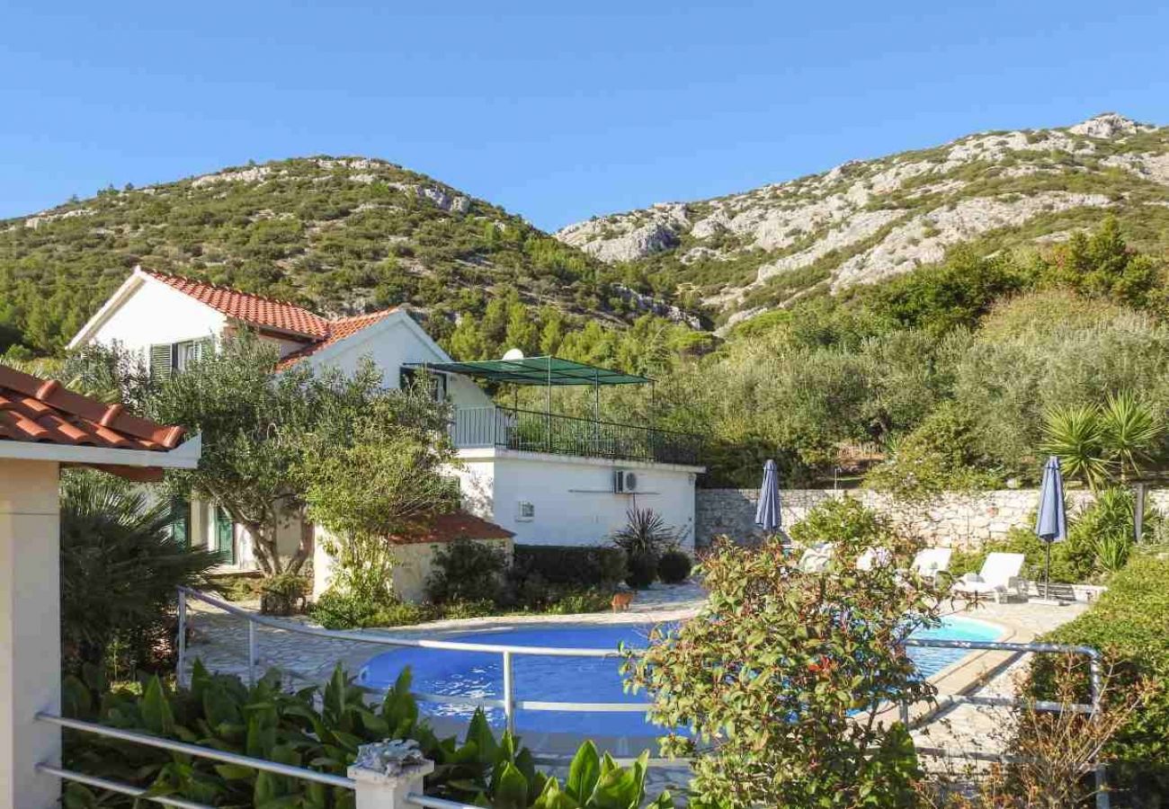 Casa a Viganj - Casa di vacanza in Viganj con vista mare, terrazzo, Climatizzazione, WIFI (160-1)