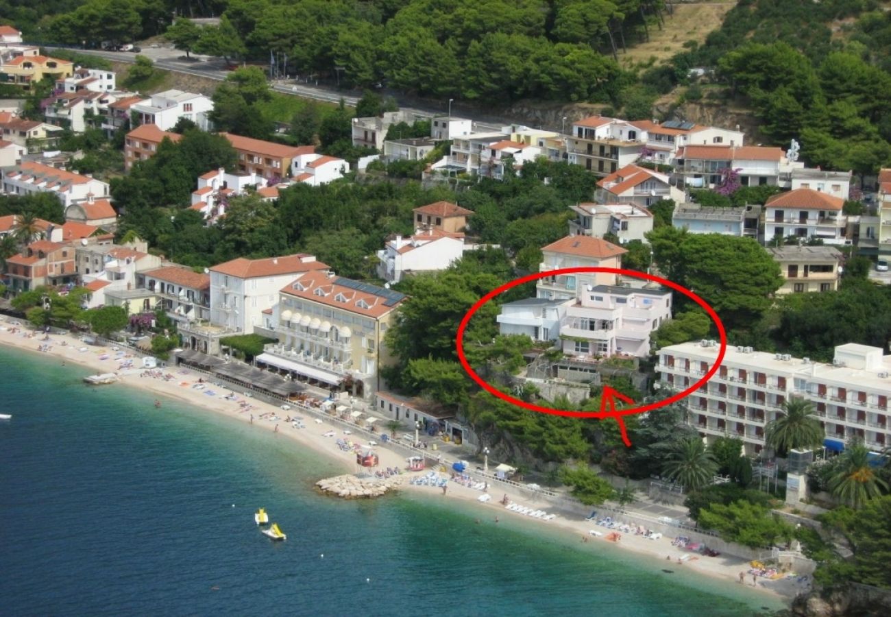 Appartamento a Podgora - Appartamento in Podgora con vista mare, terrazzo, Climatizzazione, WIFI (205-2)