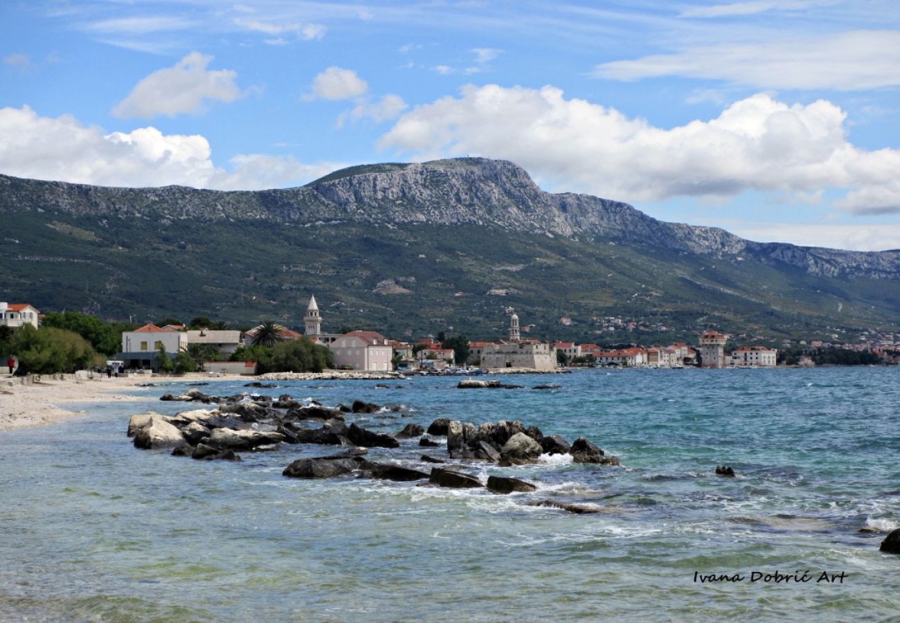 Appartamento a Kaštel Sucurac - Appartamento in Castel San Giorgio (Kastel Sucurac) con vista mare, balcone, Climatizzazione, WIFI (570-3)