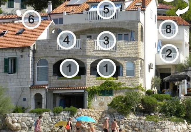 Appartamento a Pisak - Appartamento in Pisak con vista mare, terrazzo, Climatizzazione, WIFI (153-31) Appartamento a Pisak - Appartamento in Pisak con vista mare, terrazzo, Climatizzazione, WIFI (153-31)