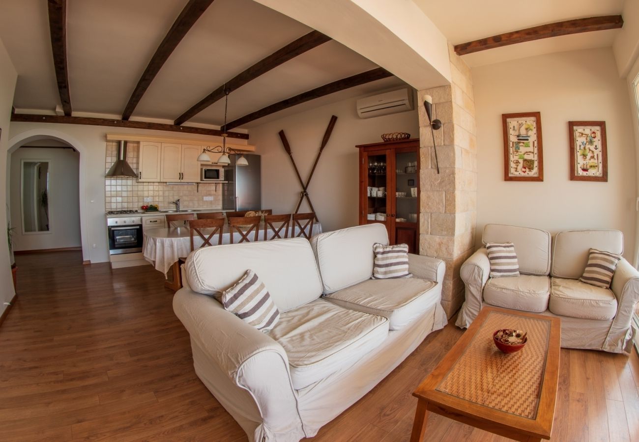 Appartamento a Pakoštane - Appartamento in Pacostiane (Pakostane) con vista mare, balcone, Climatizzazione, WIFI (3472-1)