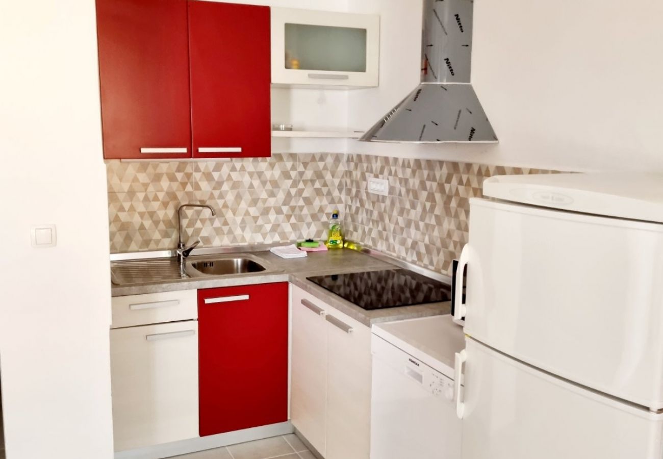 Appartamento a Baška - Ferienwohnung in Baška mit Meerblick, Terrasse, Klimaanlage, W-LAN (3494-5)