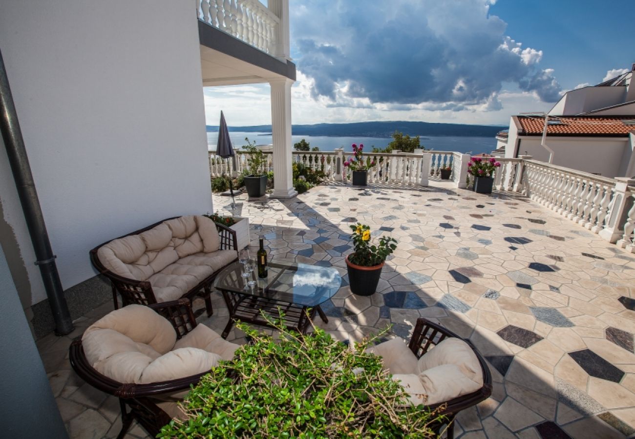 Appartamento a Crikvenica - Appartamento in Cirquenizza (Crikvenica) con vista mare, terrazzo, Climatizzazione, WIFI (3492-10)