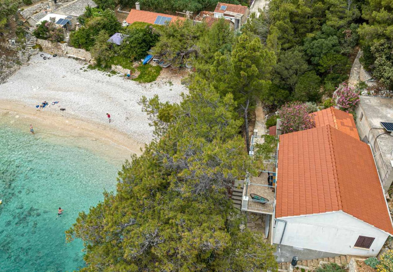 Casa a Žrnovo - Casa Robinson in Žrnovo con vista mare, terrazzo (3637-2)