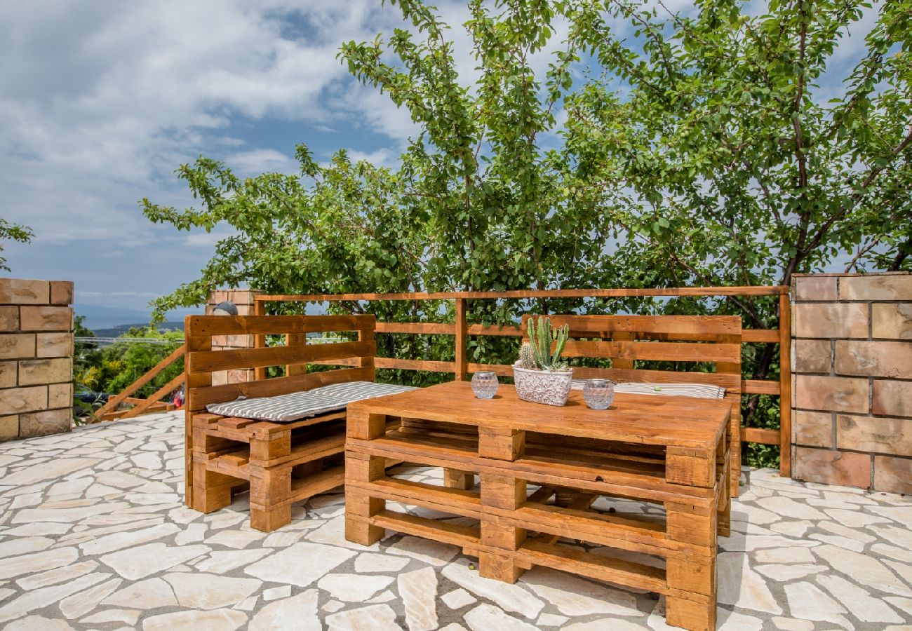 Appartamento a Mundanije - Appartamento in Mundanije con vista mare, terrazzo, Climatizzazione, WIFI (3748-3)