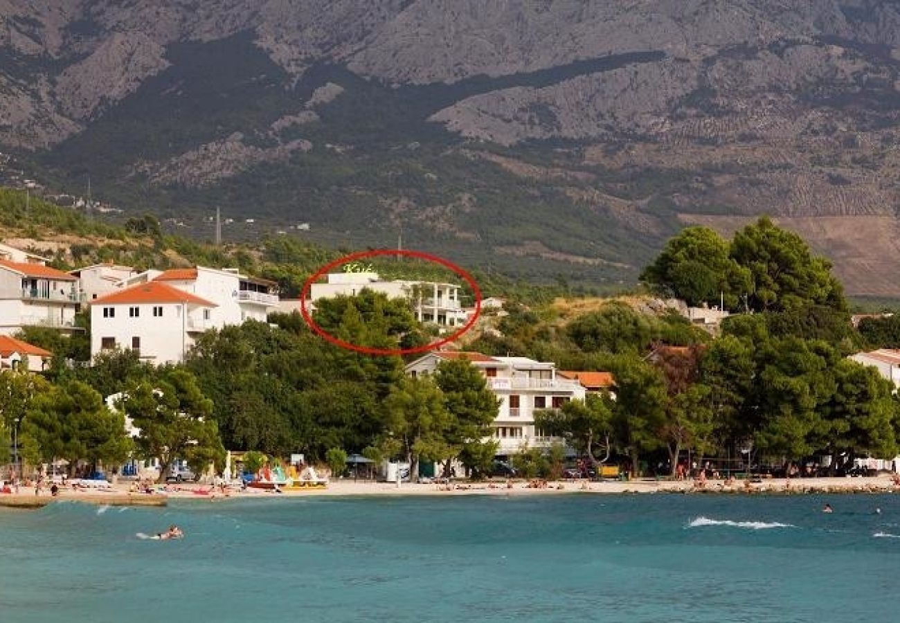 Appartamento a Baška Voda - Appartamento in Bascavoda (Baska Voda) con vista mare, balcone, Climatizzazione, WIFI (3785-1)