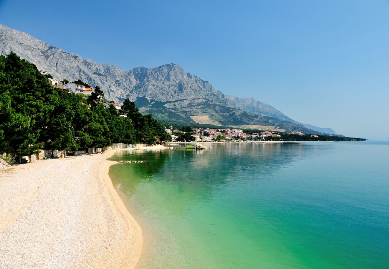 Appartamento a Baška Voda - Appartamento in Bascavoda (Baska Voda) con vista mare, balcone, Climatizzazione, WIFI (3785-1)