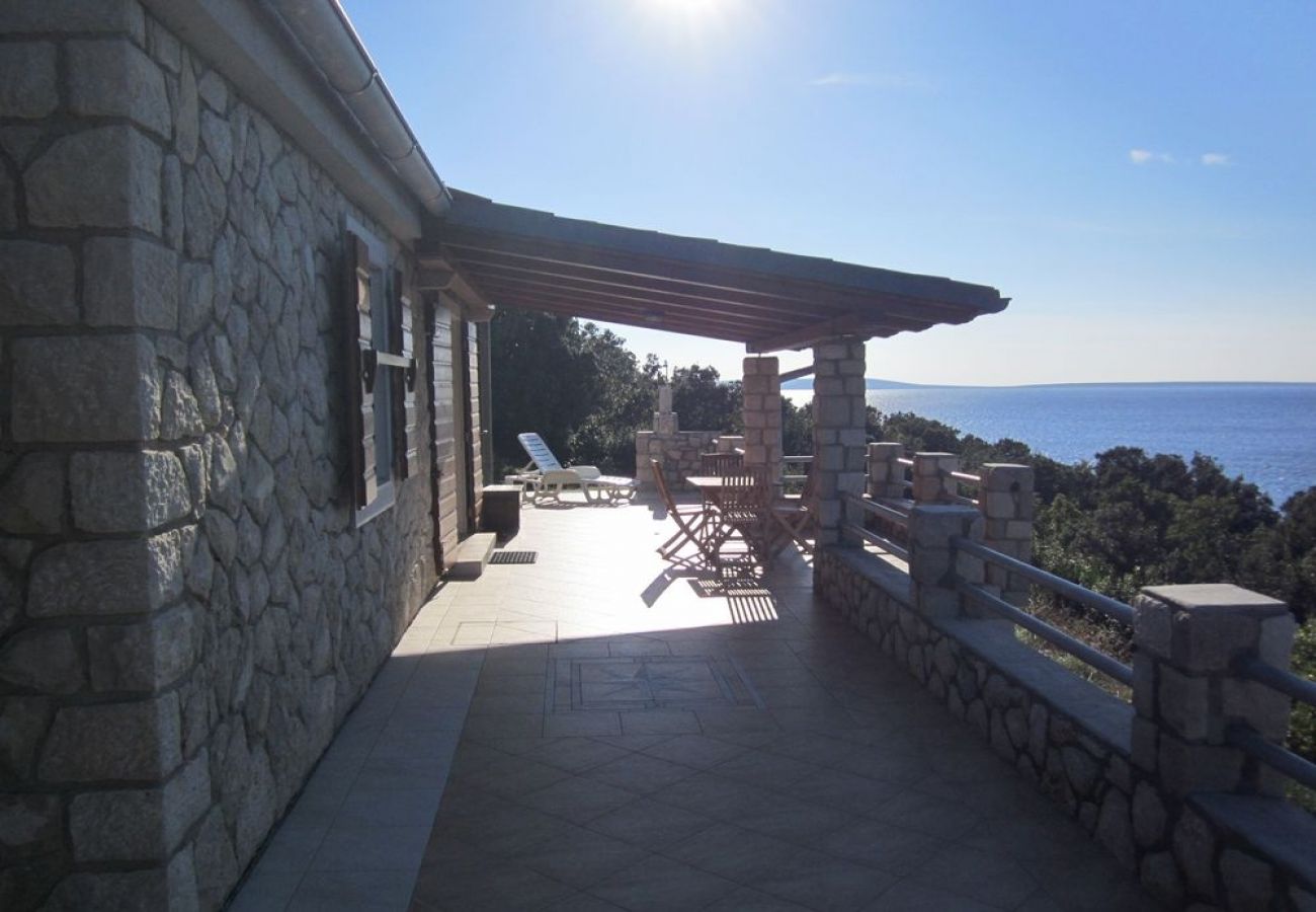 Casa a Stivan - Casa di vacanza in Stivan con vista mare, terrazzo, Climatizzazione, WIFI (4239-1)