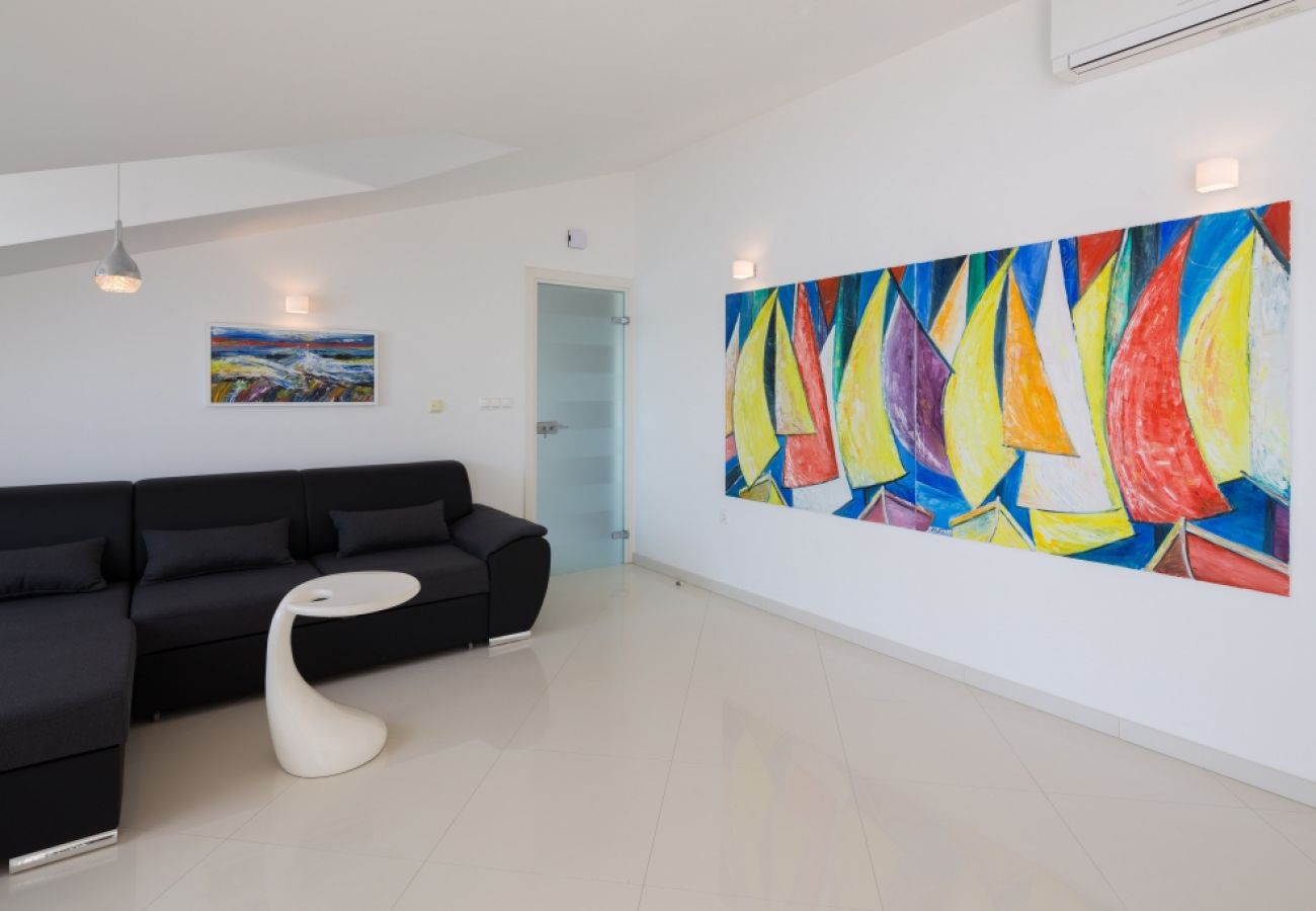 Appartamento a Stanici - Appartamento in Stanići con vista mare, balcone, Climatizzazione, WIFI (3782-8)