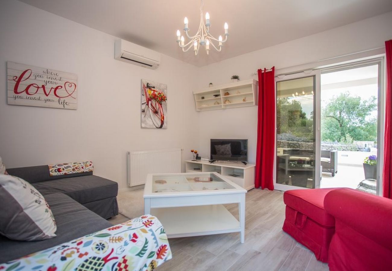 Casa a Mali Ston - Casa di vacanza in Stagno (Ston) con terrazzo, Climatizzazione, WIFI, Lavatrice (4542-1)