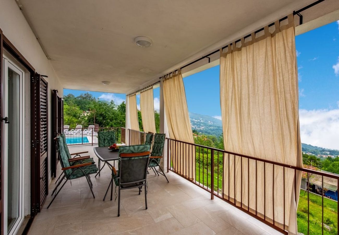 Casa a Icici - Casa di vacanza in Ičići con vista mare, balcone, Climatizzazione, WIFI (4683-1)