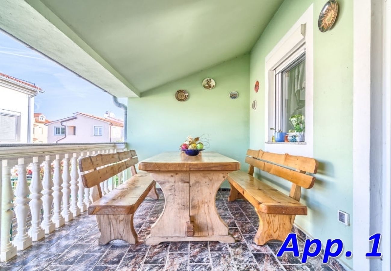 Appartamento a Medulin - Appartamento in Medolino (Medulin) con vista mare, terrazzo, Climatizzazione, WIFI (4635-3)