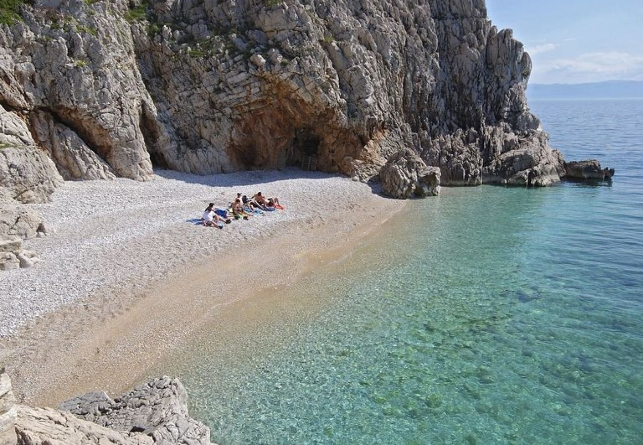 Appartamento a Mošcenicka Draga - Appartamento in Draga di Moschiena (Moscenicka Draga) con vista mare, loggia, Climatizzazione, WIFI (4772-1)