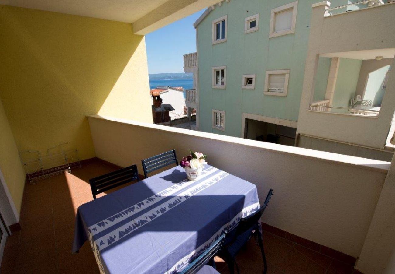 Studio a Duce - Appartamento Studio in Duće con vista mare, balcone, Climatizzazione, WIFI (132-8)