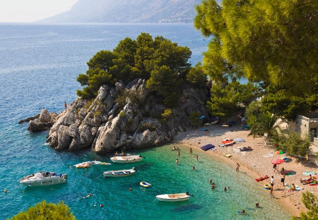 Appartamento a Brela - Appartamento in Brella (Brela) con vista mare, terrazzo, Climatizzazione, WIFI (201-10) Appartamento a Brela - Appartamento in Brella (Brela) con vista mare, terrazzo, Climatizzazione, WIFI (201-10)