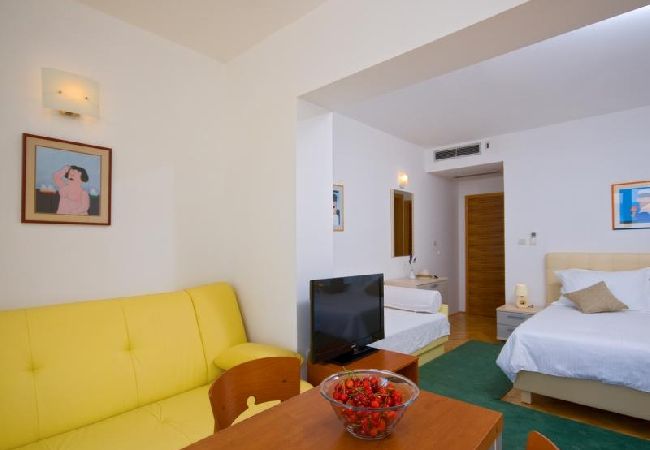 Studio a Brela - Appartamento Studio in Brella (Brela) con vista mare, terrazzo, Climatizzazione, WIFI (201-7) Studio a Brela - Appartamento Studio in Brella (Brela) con vista mare, terrazzo, Climatizzazione, WIFI (201-7)