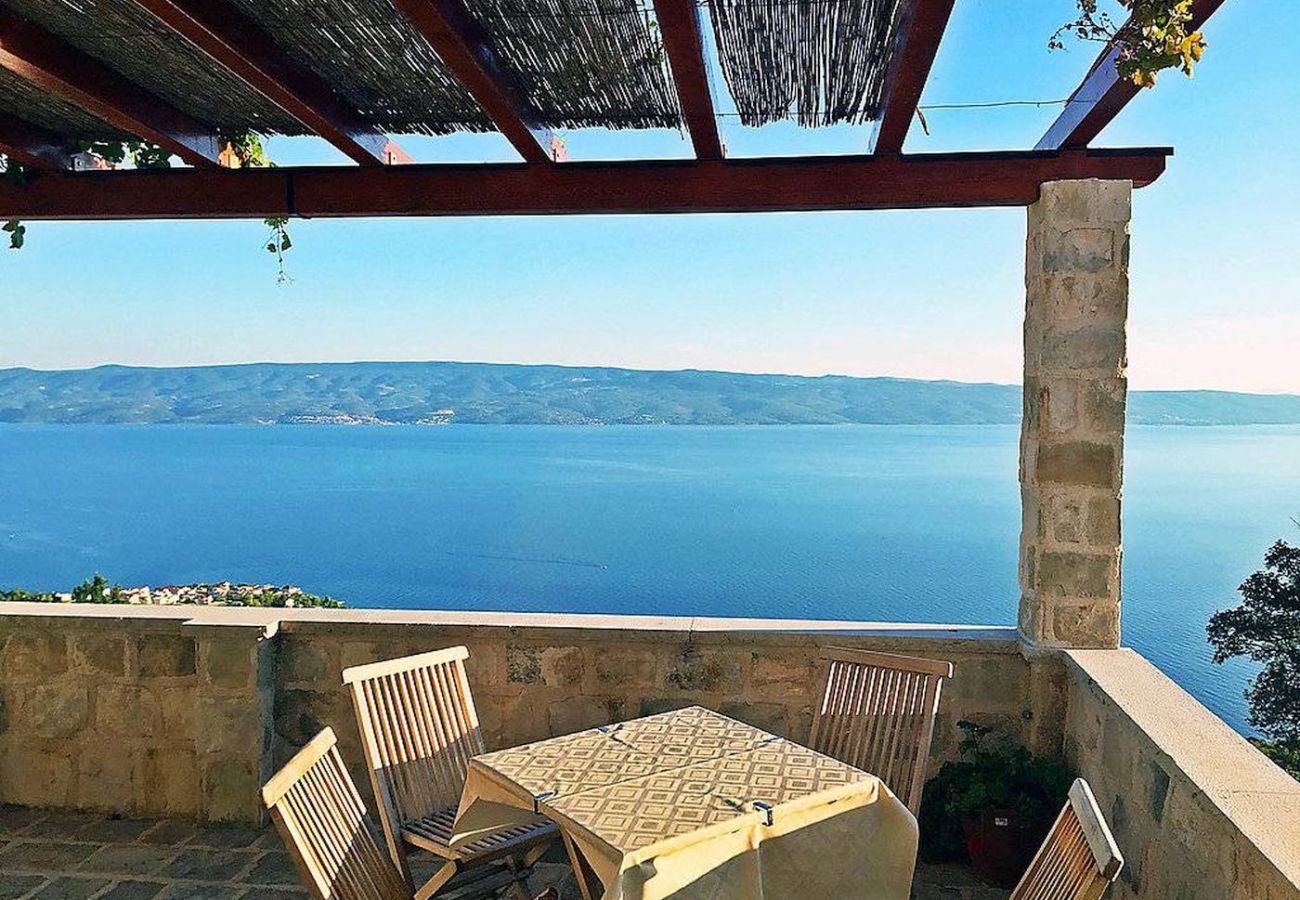 Casa a Dugi Rat - Casa di vacanza in Sumpetar Jesenice con vista mare, terrazzo, Climatizzazione, WIFI (5133-1)