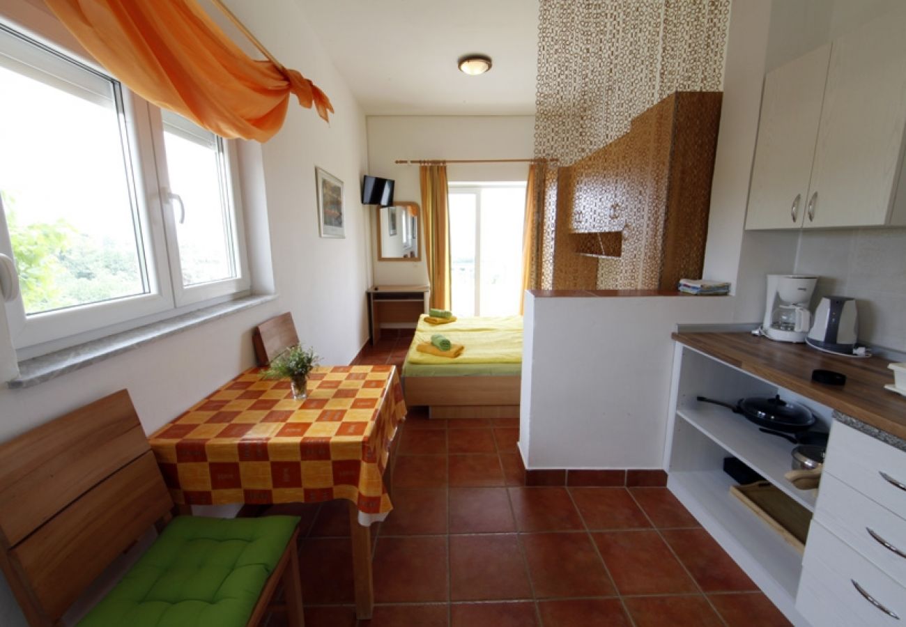 Studio a Lopar - Appartamento Studio in Loparo (Lopar) con vista mare, balcone, Climatizzazione, WIFI (4855-4)