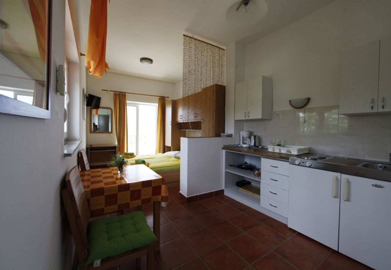 Studio a Lopar - Appartamento Studio in Loparo (Lopar) con vista mare, balcone, Climatizzazione, WIFI (4855-4)