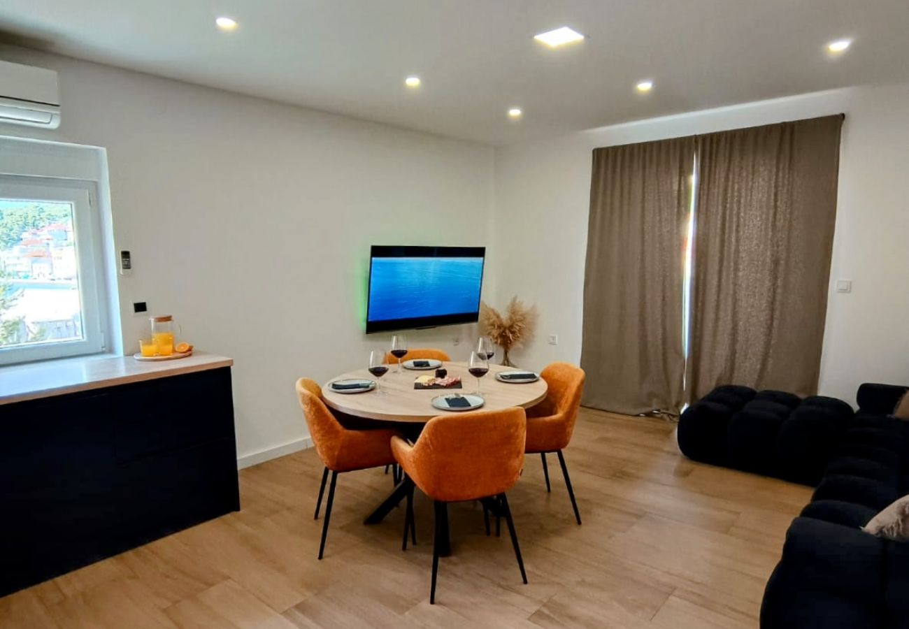 Appartamento a Povlja - Appartamento in Povlja con vista mare, terrazzo, Climatizzazione, WIFI (3365-6)