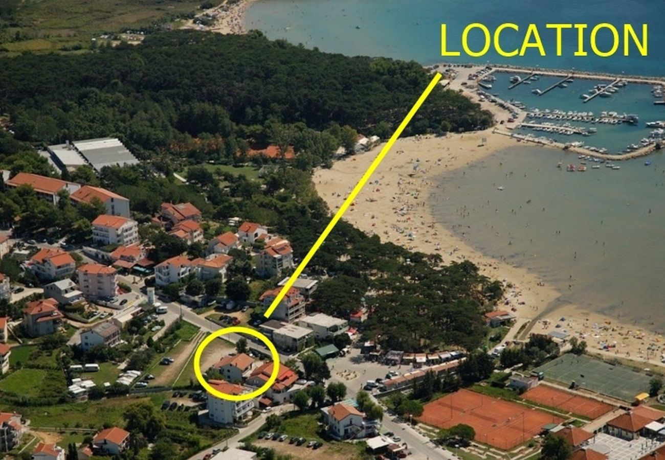 Appartamento a Lopar - Appartamento in Loparo (Lopar) con vista mare, terrazzo, Climatizzazione, WIFI (3719-2)