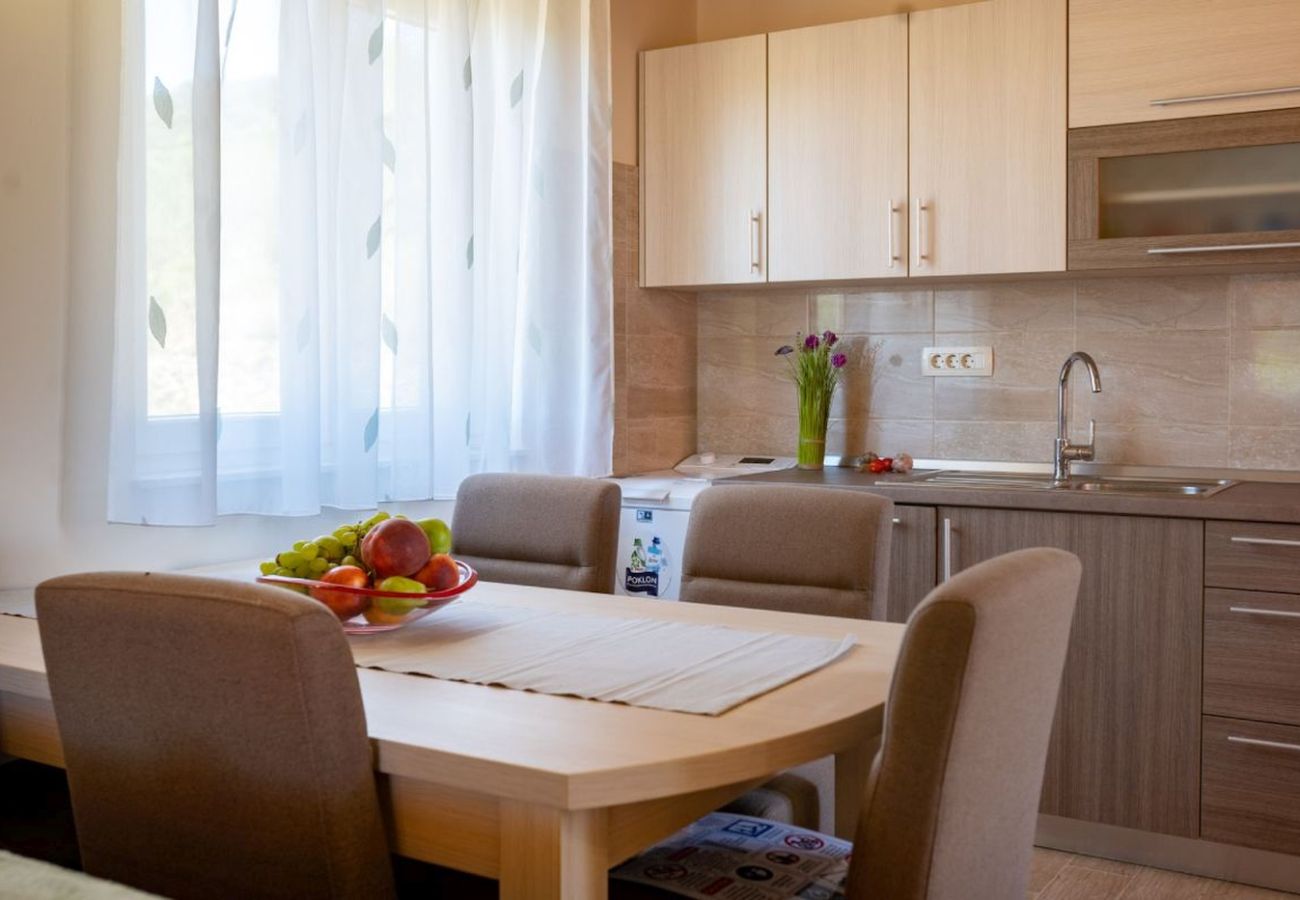 Casa a Mundanije - Casa vacanze a Mundanije con giardino, jacuzzi, terrazza, aria condizionata e lavatrice (5238-1)