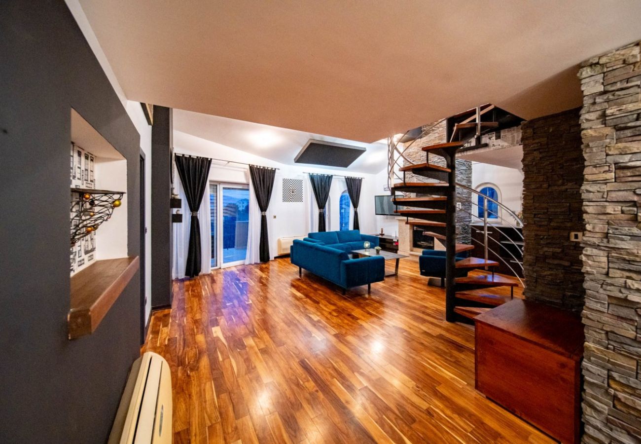 Appartamento a Lopar - Appartamento per vacanze a Lopar con terrazza, aria condizionata, Wi-Fi e vista mare (4738-7)