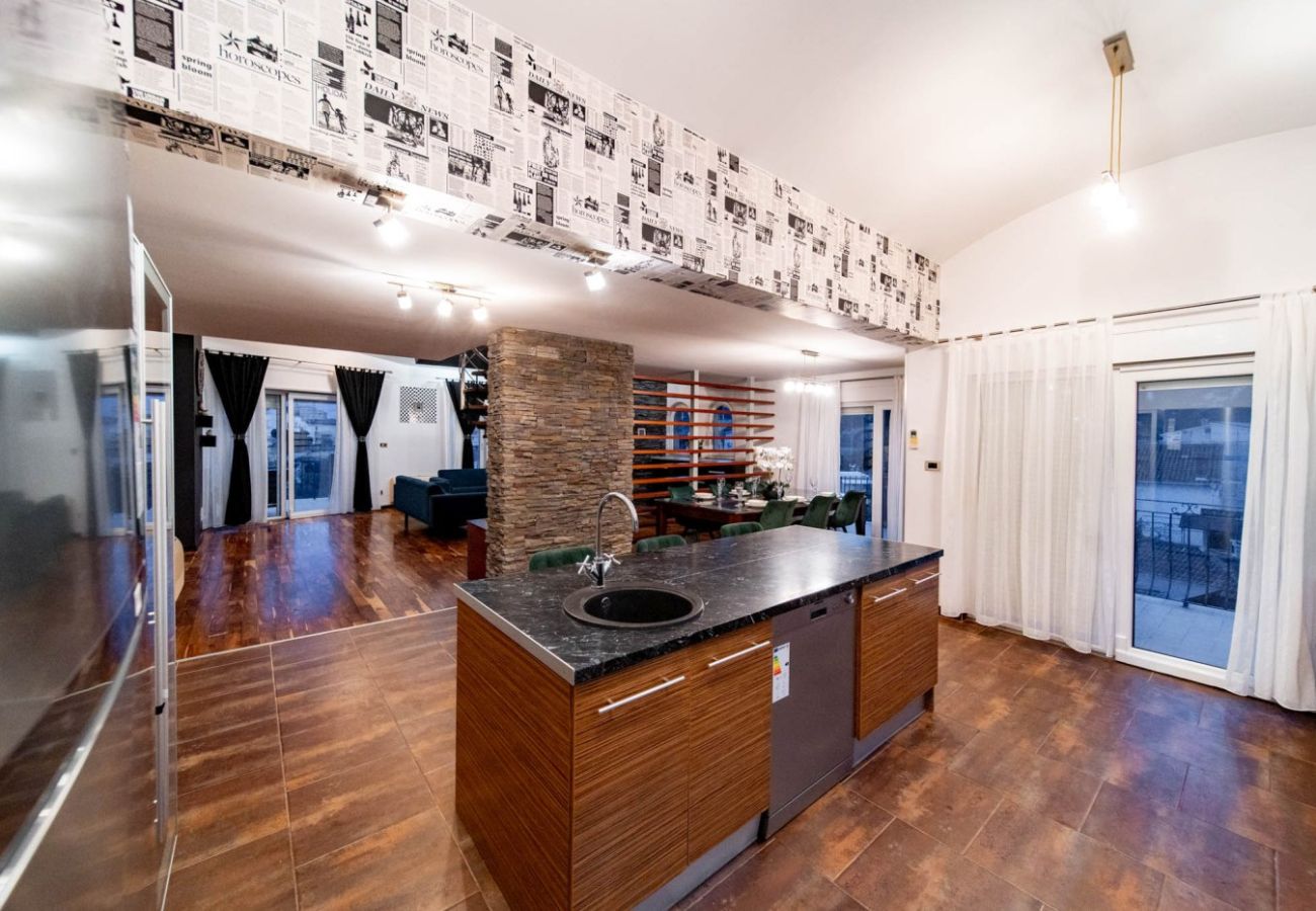 Appartamento a Lopar - Appartamento per vacanze a Lopar con terrazza, aria condizionata, Wi-Fi e vista mare (4738-7)