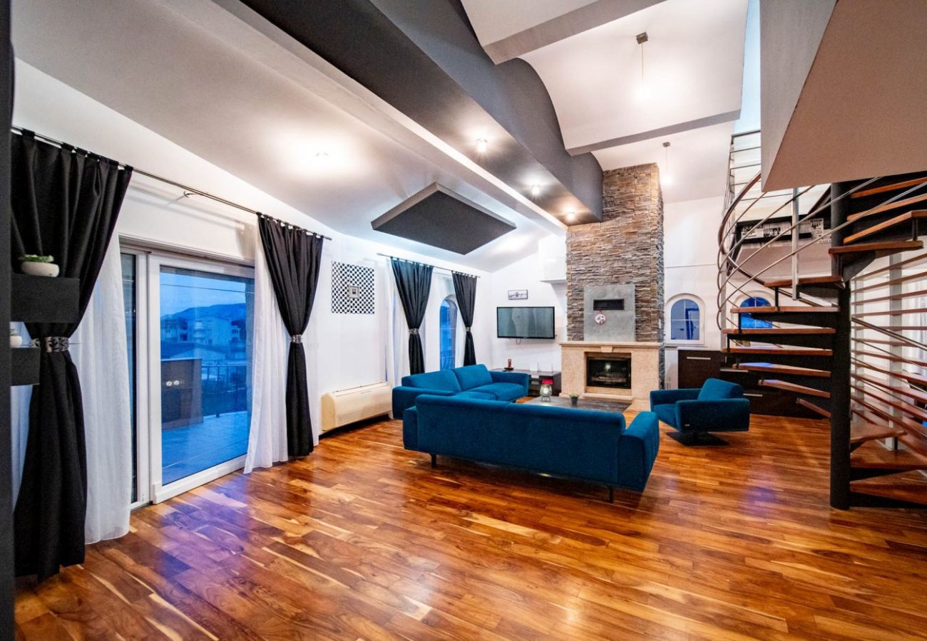 Appartamento a Lopar - Appartamento per vacanze a Lopar con terrazza, aria condizionata, Wi-Fi e vista mare (4738-7)