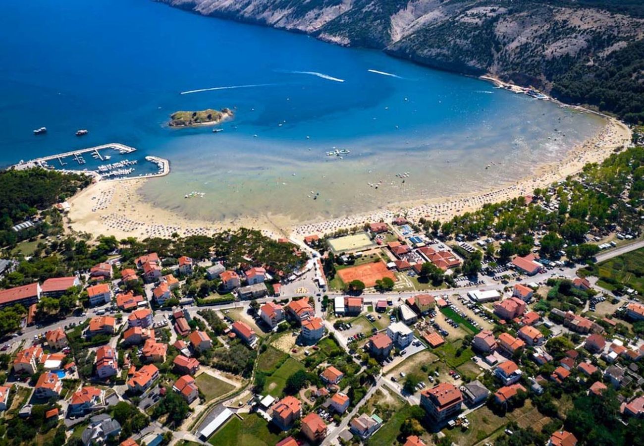 Appartamento a Lopar - Appartamento per vacanze a Lopar con terrazza, aria condizionata, Wi-Fi e vista mare (4738-7)