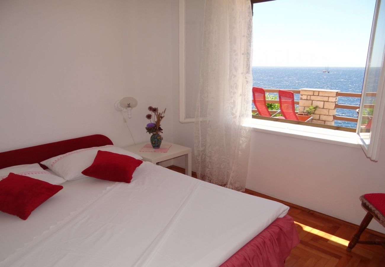 Apartament w Hvar - Apartament w Hvar z Widok na morze, taras, Klimatyzacja, WIFI (199-2)