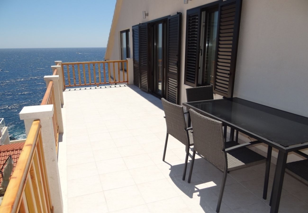 Apartament w Hvar - Apartament w Hvar z Widok na morze, Loggia, Klimatyzacja, WIFI (199-3)