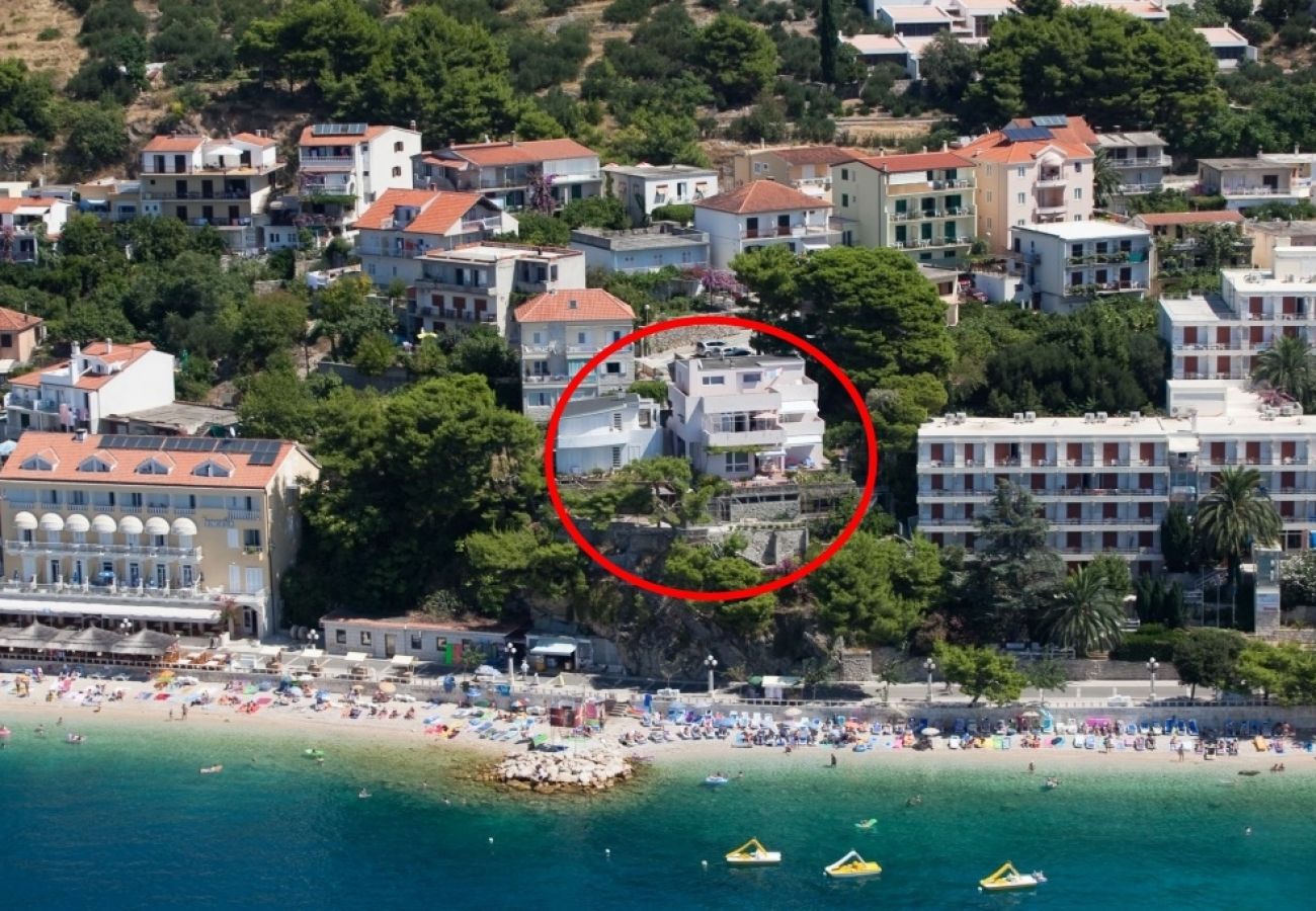 Apartament w Podgora - Apartament w Podgora z Widok na morze, taras, Klimatyzacja, WIFI (205-2)