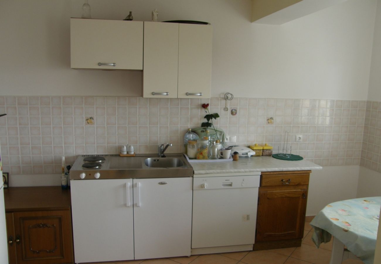 Apartament w Duce - Apartament w Duće z Widok na morze, taras, Klimatyzacja, Pralka (595-1)