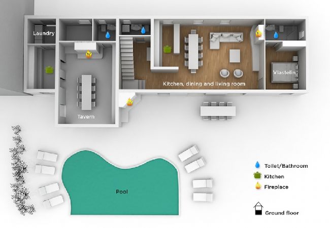 Dom w Labin - Domek wypoczynkowy w Labin z taras, Klimatyzacja, WIFI, Pralka (688-1) Dom w Labin - Domek wypoczynkowy w Labin z taras, Klimatyzacja, WIFI, Pralka (688-1)