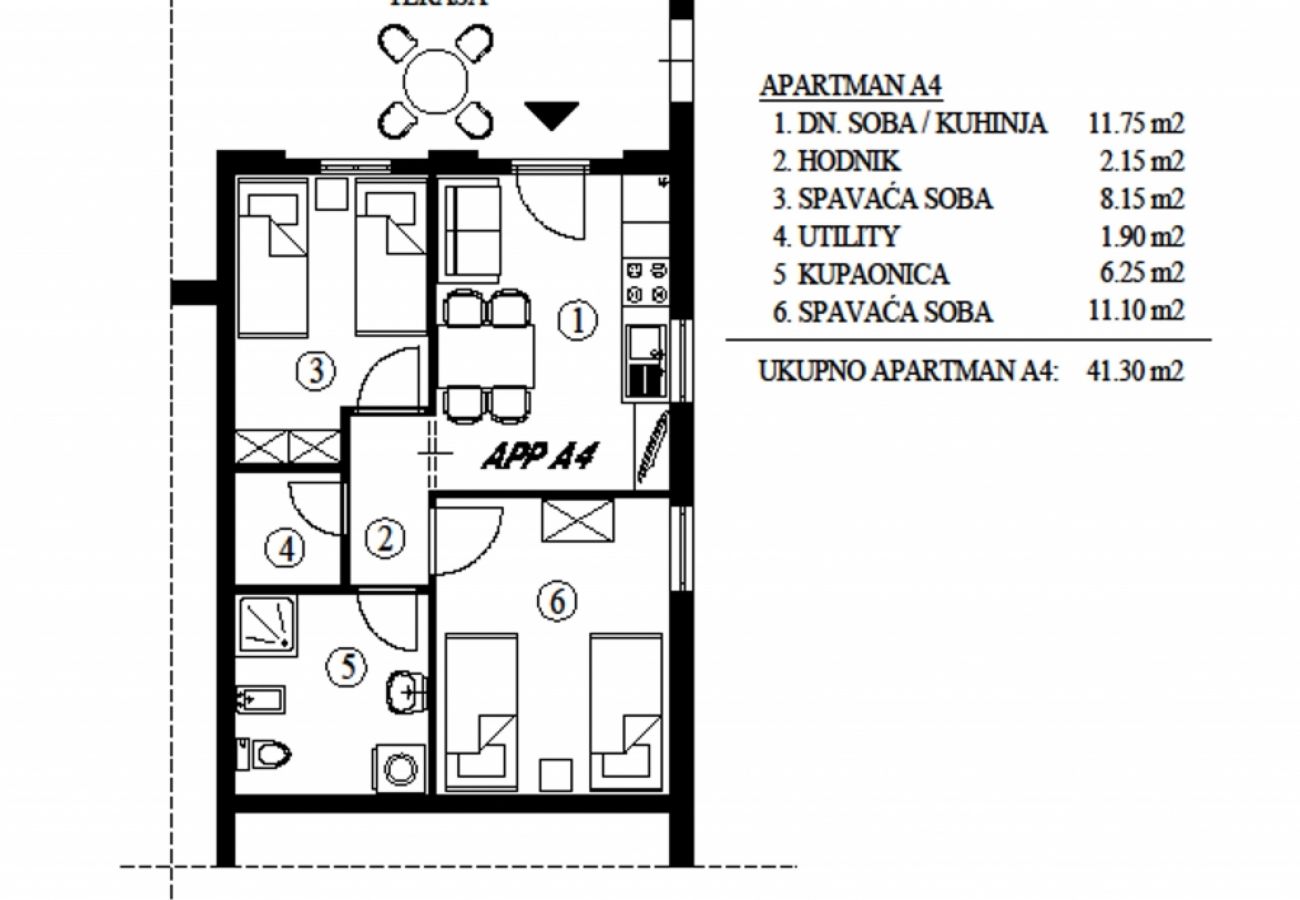 Apartament w Umag - Apartament w Umag z WIFI, Pralka (853-1)