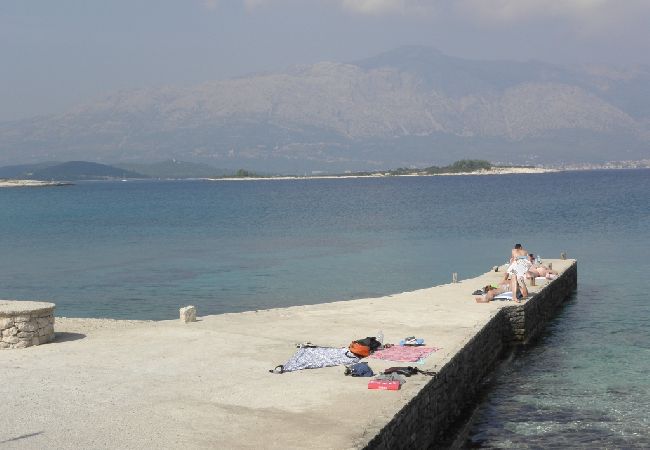 Apartament w Lumbarda - Apartament w Lumbarda z Widok na morze, taras, Klimatyzacja, Pralka (876-1) Apartament w Lumbarda - Apartament w Lumbarda z Widok na morze, taras, Klimatyzacja, Pralka (876-1)