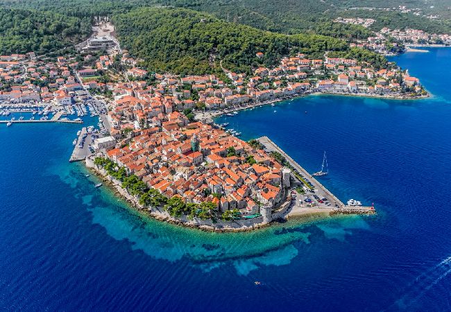 Apartament w Lumbarda - Apartament w Lumbarda z Widok na morze, taras, WIFI, Pralka (869-2) Apartament w Lumbarda - Apartament w Lumbarda z Widok na morze, taras, WIFI, Pralka (869-2)