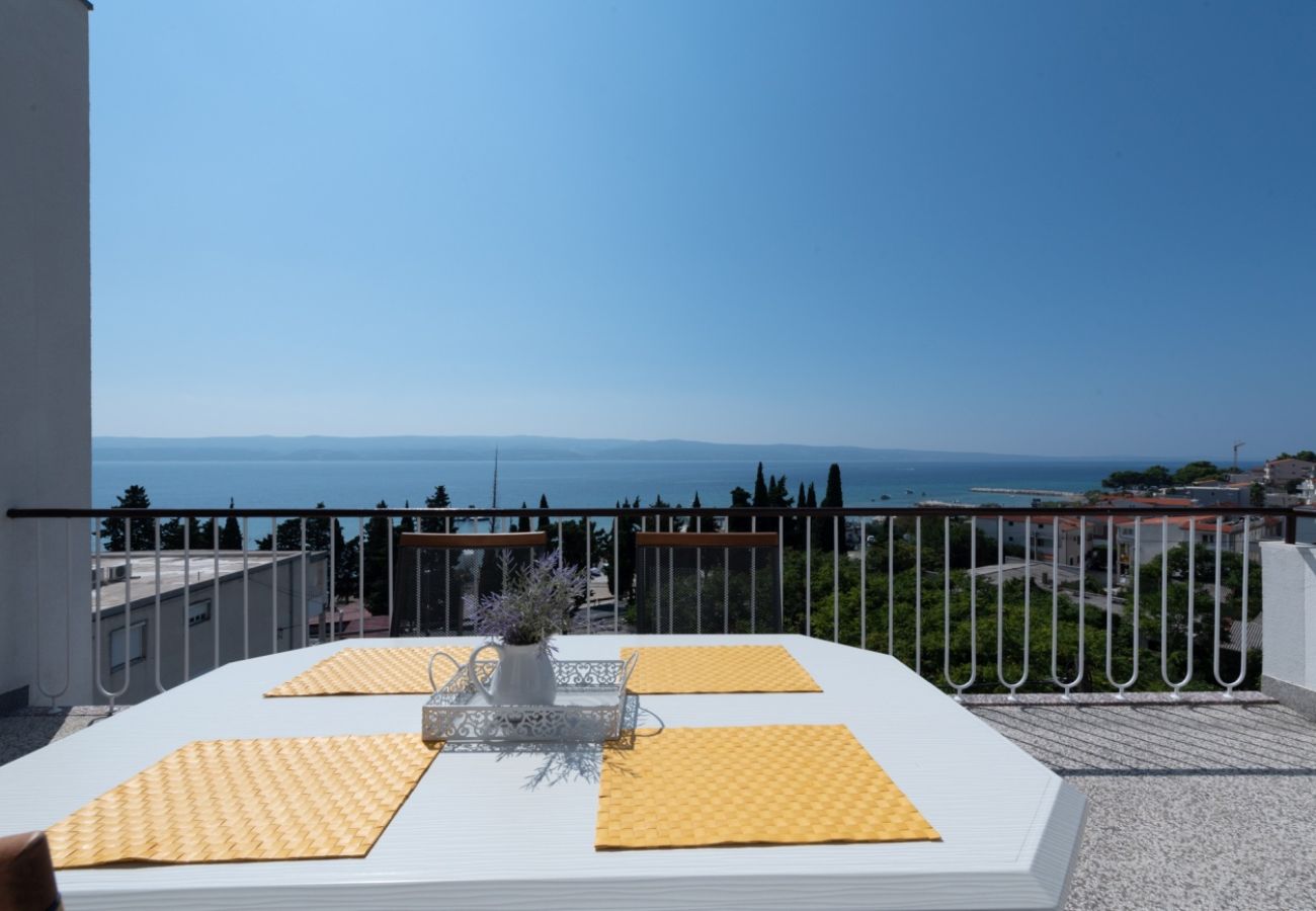 Apartament w Duce - Apartament w Duće z Widok na morze, taras, Klimatyzacja, WIFI (3423-1)