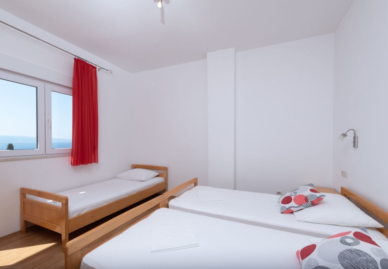Apartament w Duce - Apartament w Duće z Widok na morze, taras, Klimatyzacja, WIFI (3423-1)