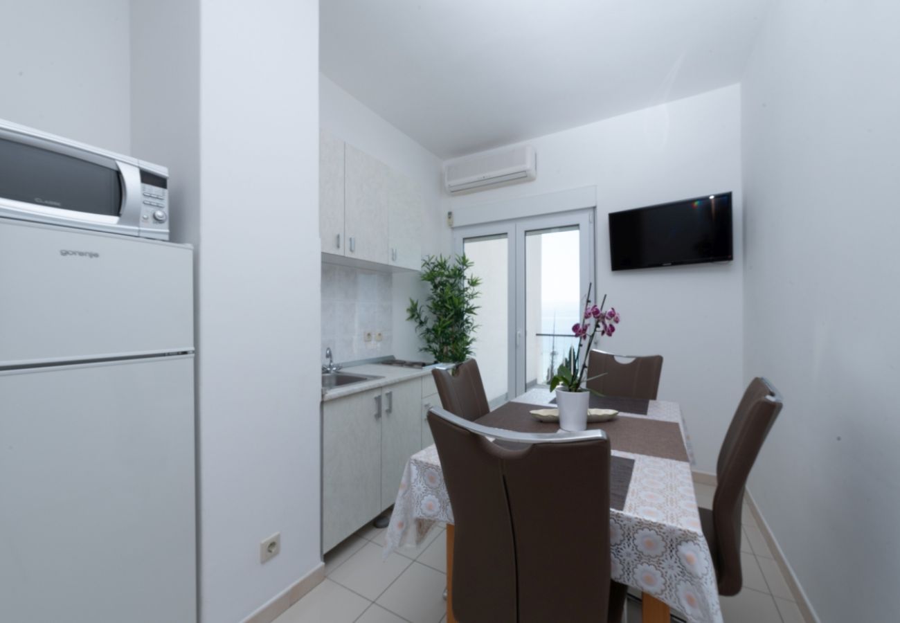 Apartament w Duce - Apartament w Duće z Widok na morze, taras, Klimatyzacja, WIFI (3423-1)